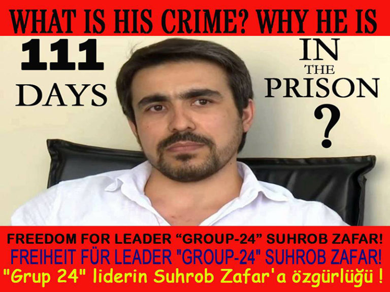 Талоши дубораи “Гурӯҳи 24” барои раҳоии Сӯҳроб Зафар (АКС)