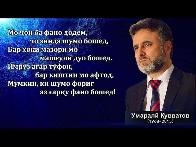 “Чаҳорумин солгарди шаҳодати Умаралӣ Қувватов “