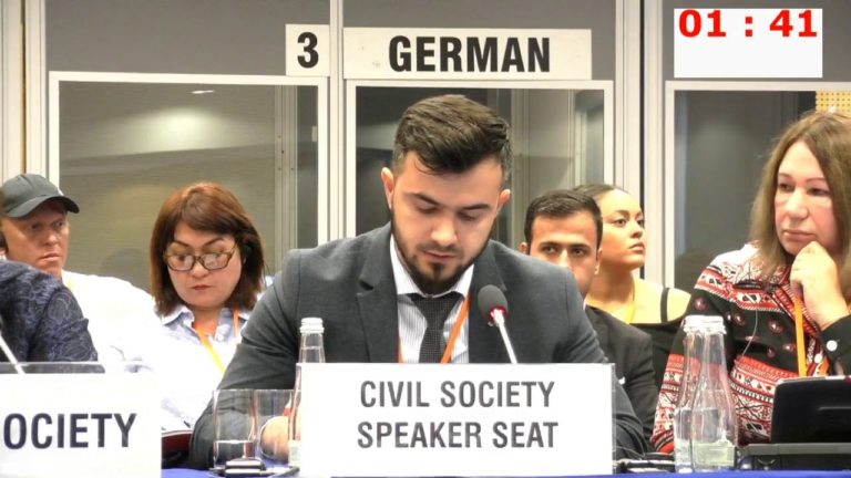 Выступление Рахматджони Махмаджон на конференции ОБСЕ