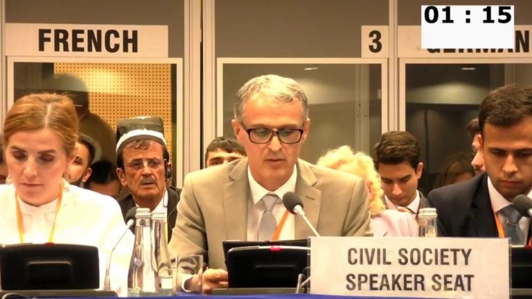 Speech of Dilshod Sharipov at the OSCE Conference