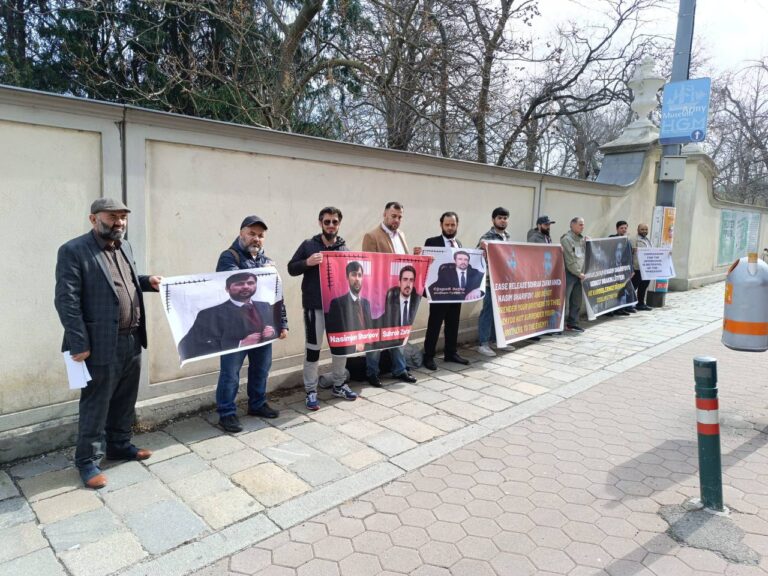 Очередной митинг у здания посольства Турецкой республики в Вене/Австрия